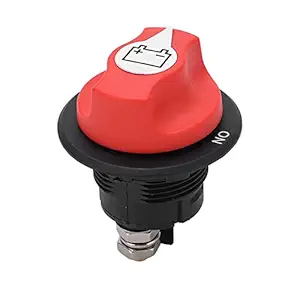 Battery Isolator Kill Switch, Long Durability Maximum 32V ABS+Brass Waterproof Battery Switch for RV Yacht Van Truck