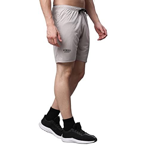 Image of Mack Jonney Dryfit Lycra Solid Shorts for Men-Dryfit D11 01-P