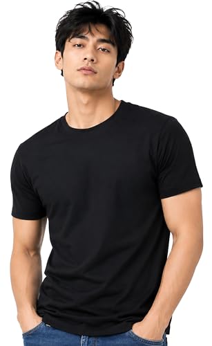Image of London Hills T Shirt For Man | Tshirt Shirts Men | Men Round Neck Tshirts | Gym T Shirts For mens Workout | T-shirts For Man Cotton Stylish Round Neck T Shirt Half Sleeve Regular Fit Solid Multicolour