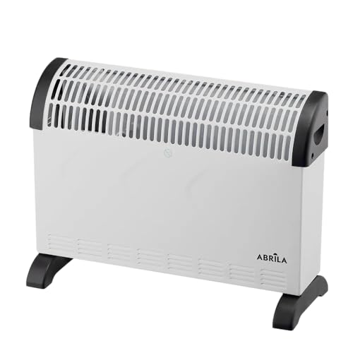 Convector Falla 2000W Blanco 3 Potencias Termosto regulable, Protección Sobrecalentamiento,mAsa Y Funcion Turbo 39x53x20cm | Greenice
