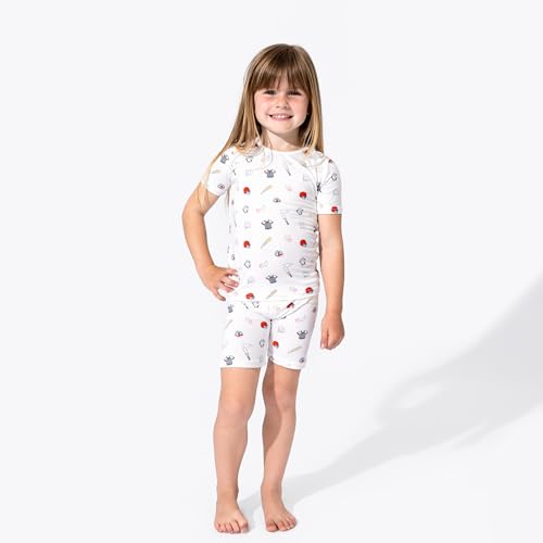 Bellabu Bear Kids Shorts Set for Boys & Girls, Matching Family Pajamas, Rayon from Bamboo2
