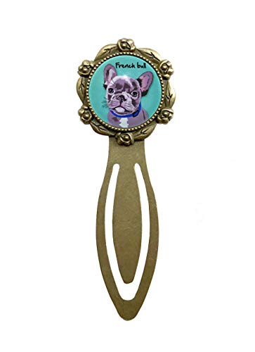 フレンチブル ブックマーカー クリップ イヌ ブックマーク しおり 犬
