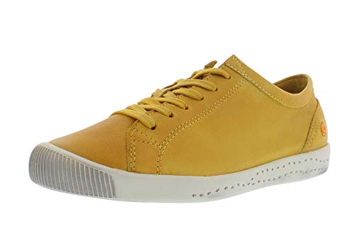 Softinos ISLA WASHED, Damen Low-Top, Gelb (Yellow), 39 EU (6 UK)