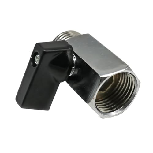 Robinet à boisseau sphérique en laiton 1/2 Mâle-Mâle pour circuit d'eau et compresseur