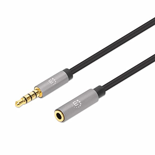 Cable Alargador Audio Manhattan Aux/Jack 3,5 Mm 5M