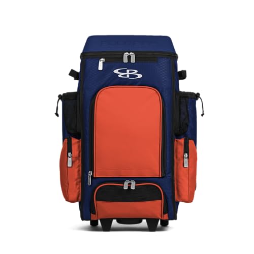 Boombah DEFCON Superpack Rolling Bat Bag Royal Blue/Orange/Royal Blue