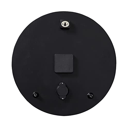 Taylor Precision Products Galaxy Glow-In-The-Dark Poly Resin Indoor And Outdoor Clock And Thermometer, 14 Inch, Multi-Color #TOP2