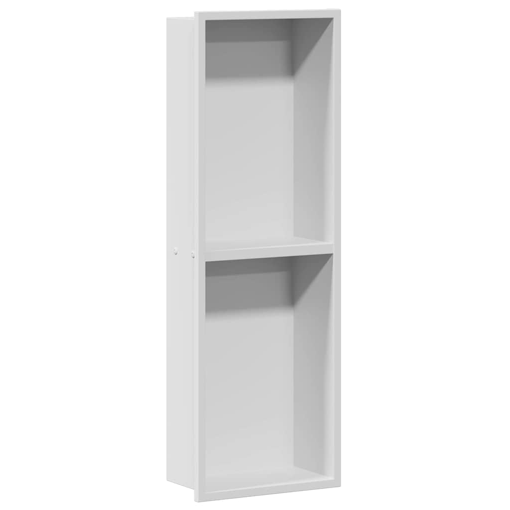 Fengshui Aneks prysznicowy biały 60 x 20 x 9,5 cm stal szlachetna