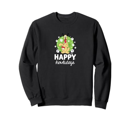 Sweat Disney Pluto Happy Howlidays pull hiver manches longues