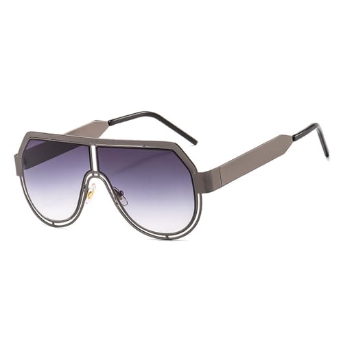 Lunettes de soleil surdimensionnées à dessus plat : la finition soignée pour un look affirmé