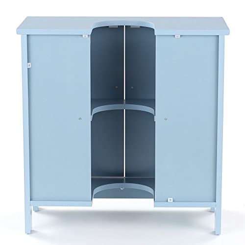 Frithjill Pedestal Sink Cabinet With 2 Doors, Modern Under Sink Storage Bathroom Vanity, Bathroom Organizer #TOP5