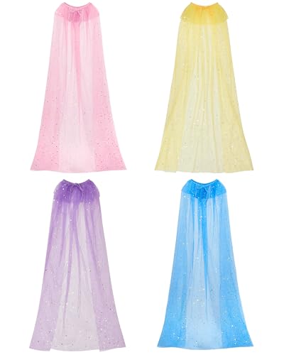 Disfraz Princesa Capa Tul Niñas 4 Piezas miniatura 1