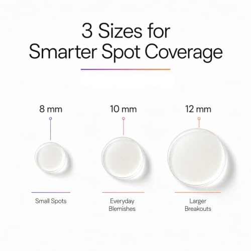 Image of ELDERA Hydrocolloid Acne Patches with Sun Shield and 2% Salicylic Acid, Medical Grade Plus, 102 Patches