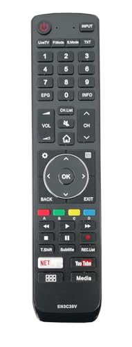 Image of LipiWorld EN3C39V Smart Led Remote Control (Suitable - VU Led Tv Old Exactly Same Will Only Work) Compatible with VU Tv Remote