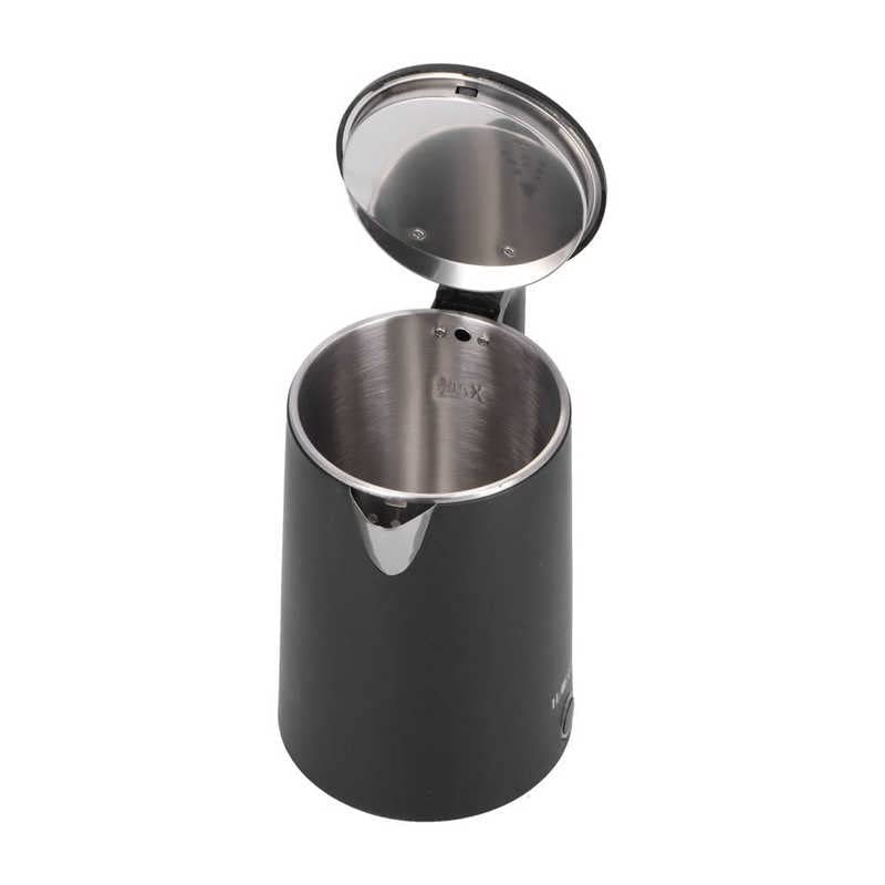 Hervidor eléctrico de agua 2.3L acero inoxidable negro miniatura 5