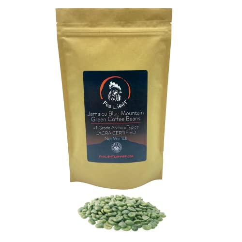 Fus Light Jamaican Blue Mountain Green Coffee Beans 1lb