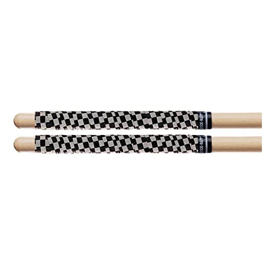 Promark SRCW Stick Rapp Drumstick Wrap, Checkerboard White/Black
