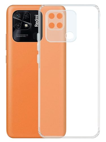 Image of COVERBLACK Rubber Back Cover for Mi REDMI 10 / 10C - Transparent