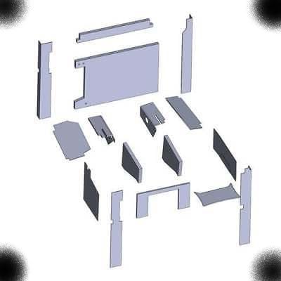 Image of TM NEXDYNAMI 835 Cab Foam Kit Black Basketweave Vinyl Compatible with/Replacement for Versatile 835 855 875 895 935 945 950