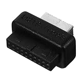 Apparence élégante : coque robuste, simple et à la mode, plus coordonnée avec le boîtier de l'ordinateur, prise de panneau avant de remplacement, carte d'extension 19 broches