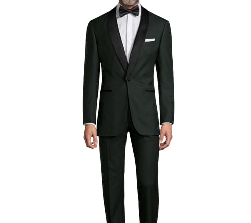 Image of Italian 100% Silk Pocket Square, Premium Small Batch Accessory for Men, 32x32 cm (12.5''x12.5''), One Side Print
