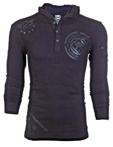 American Fighter Men’s Hoodie Averett shirt Black S-3XL2