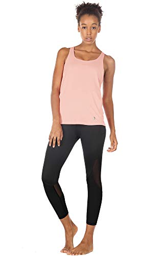 Image of icyzone Women's Open Back Workout Athletic Yoga Tank Tops with Built in Bra