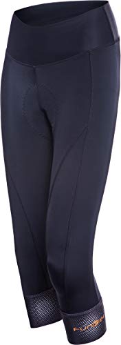 Mallas 3/4 Funkier India Pro negras con tejido transpirable para mujer