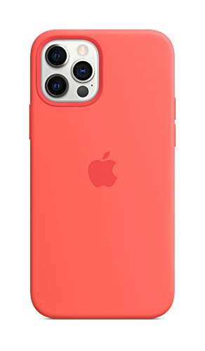 Image of Apple iPhone 12 and iPhone 12 Pro Silicone Case with Magsafe - Pink Citrus