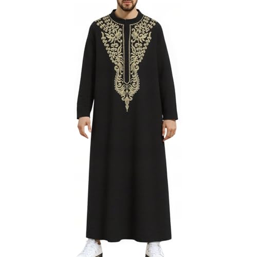 Tunique indienne de méditation en coton lin : tenue de yoga pour homme