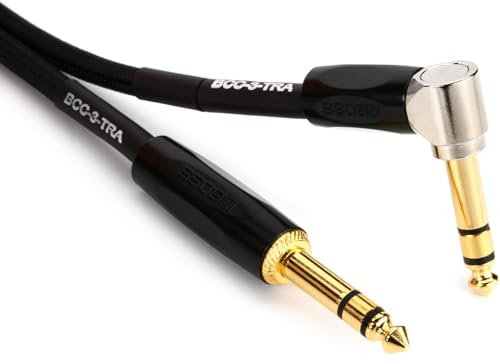 BOSS Stage and Studio Patch Cable, 3 ft (BCC-3-TRA)