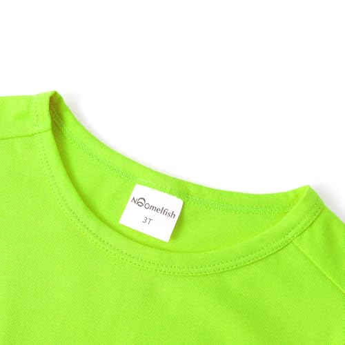 Image of Noomelfish Girls Short Sleeve Heart Pocket T-Shirts Casual Cotton Tee Tops Blouse (5-12 Years)