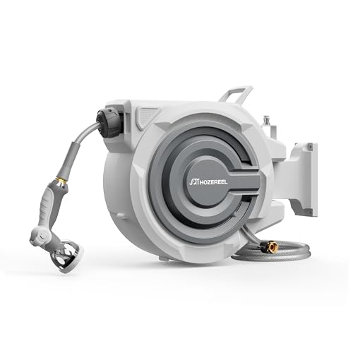 72 FT x 1/2' Retractable Garden Hose Reel by HOZEREEL,...