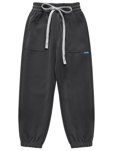 Kids Boys Casual Pants Leg Binding Elastic Waistband Sweatpants for Outdoor Hiking Workout Skateboarding Playwear3