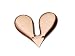 Produktbild Alessi JHT01 GP NUT SPLITTER Walnussöffner - Edelstahl 18/10 glänzend poliert mit PVD Beschichtung, Golden Pink.