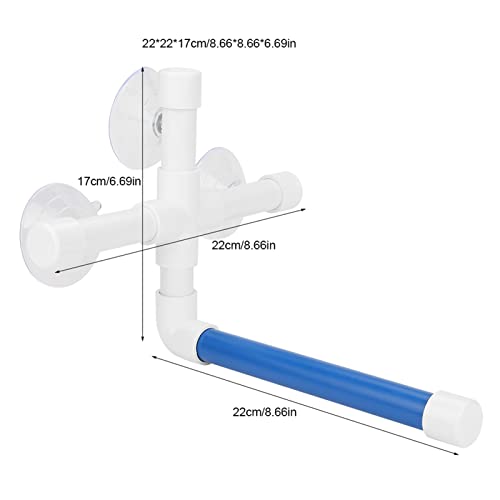 Image of Fdit Bird Standing Portable Suction Cup Shower Perch Stands Suppllies Holder Window Sturdy Hanging Play