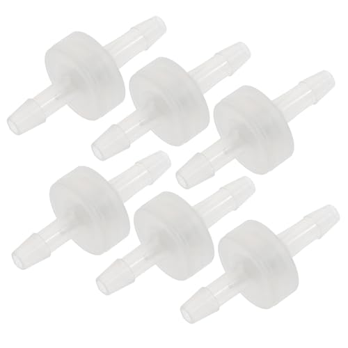 MUCKLILY 6 piezas Válvula Unidireccional de Plástico para Aire y Agua Resistente para Acuario y con Diseño Antideslizante y Conexión Segura
