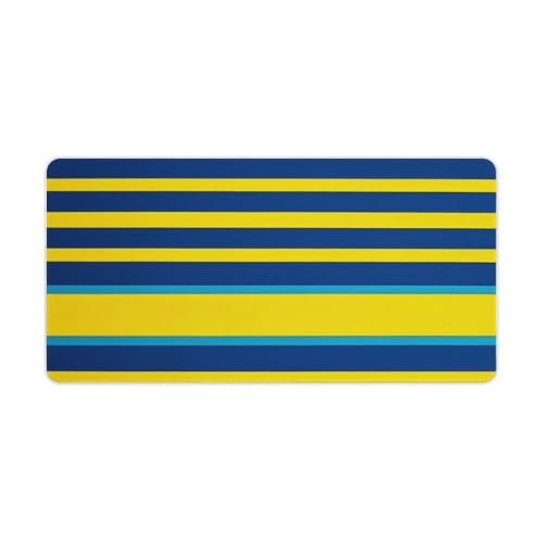 Tapis de souris grande taille à rayures pour illuminer votre coin bureau