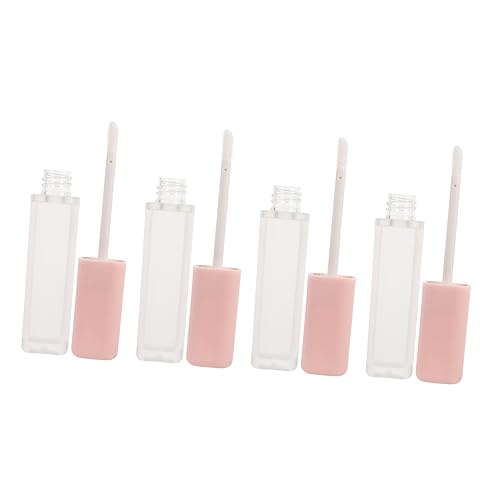 ELAYARD 6ml���b�v�`���[�u4�Z�b�g �l�ߑւ��\�v���X�`�b�N�����ϕi�p�`���[�u ���q����diy���b�v�O���X���b�v�N���[�����[ ���s�g�їp���e��