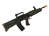 iu-l85a2 spring l86 lsw british airsoft machine gun - scope - flash light - fps 280(Airsoft Gun)