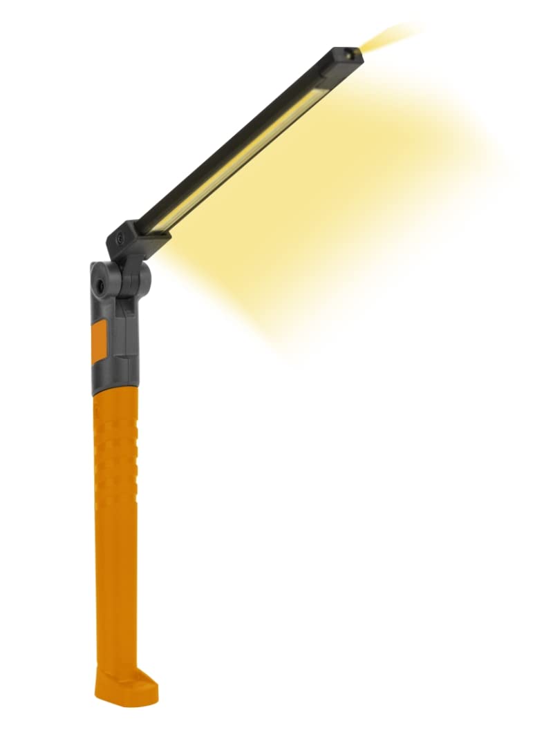 Beta 1838SLIM lampa LED, przegubowa lampa LED (z bezprzewodowym ładowaniem, 3 natężenia światła, z magnetycznym dnem, czas ładowania: 2,5 h, narzędzie użytkowe, wąska, moc światła: 200 lm)