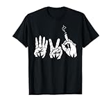 420 Hand Sign Smoking Weed Joint Marijuana Pot Smoker Gifts T-Shirt
