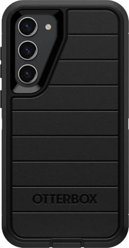 OtterBox Galaxy S23+ (Only) - Defender Series Case - Black, Rugged & Durable - with Port Protection - Case Only - Microbial Defense Protection - Non-Retail Packaging