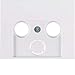 Produktbild Berker  Deckel P/Toma tv-fm-sat weiß Polar Series K1/K5 Ref. 6514010120