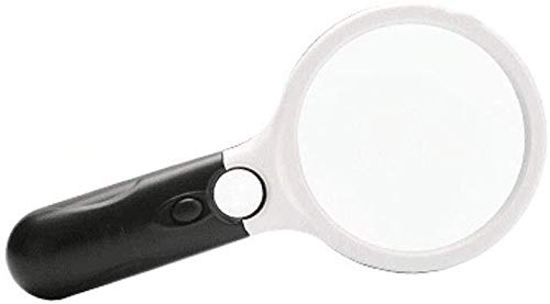 Loupe pliante 5x CRODY avec LED pour lire les petits caractères sans fatigue visuelle
