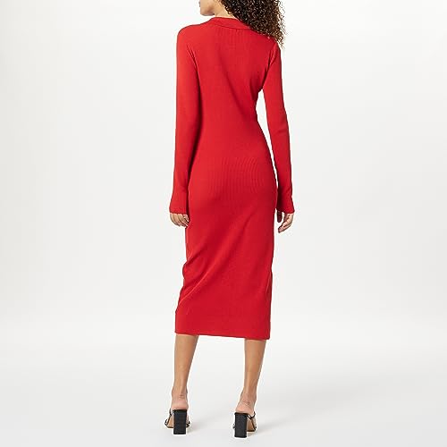 The Drop Women's Jaxon Rib Button Down Sweater Dress2