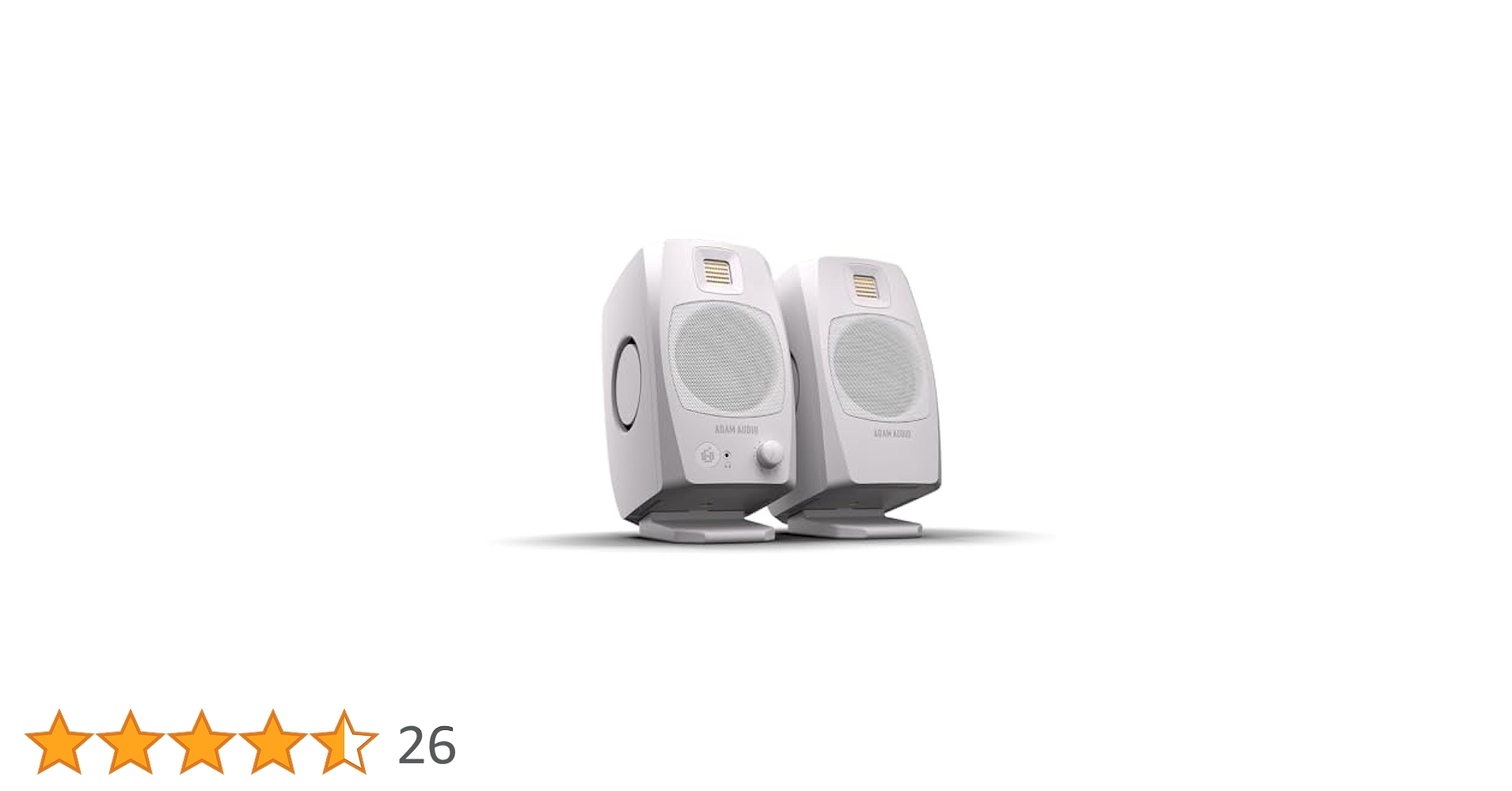 ADAM AUDIO D3V アクティブスピーカー　スピーカー台付き　極美品 Amazon.co.jp: ADAM Audio D3V ペア White アクティブ モニター