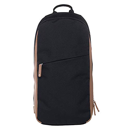 CHENGYI bolsa de cuchillos de chef profesional, bolsa de transporte, mochila con 14 bolsillos, 3 compartimentos con cremallera, negro CYGJB75