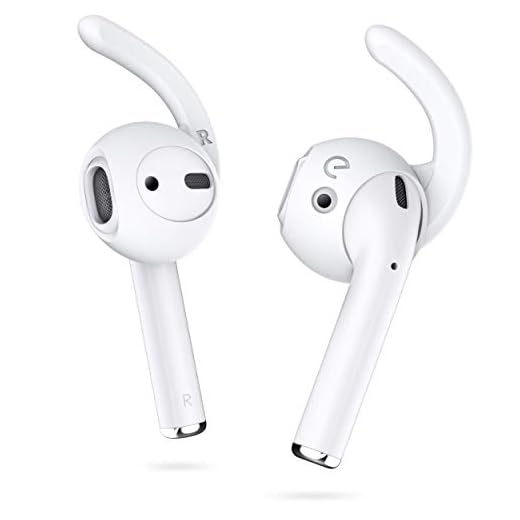 EarBuddyz 2.0 Ear Hooks and Covers Accessories Compatible with Apple AirPods 1 & AirPods 2 or EarPods Headphones/ Earphones/ Earbuds (3 Pairs) (Clear)