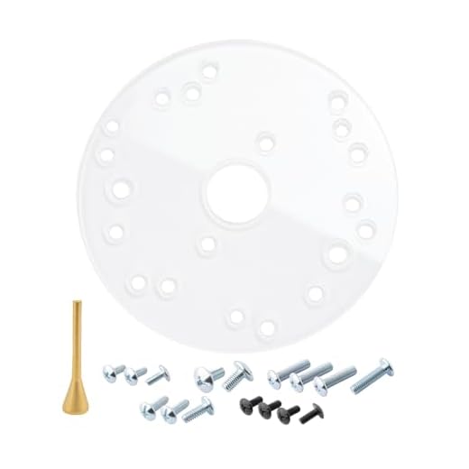 POWERTEC 71022 6-1/2-Inch Universal Router Plate